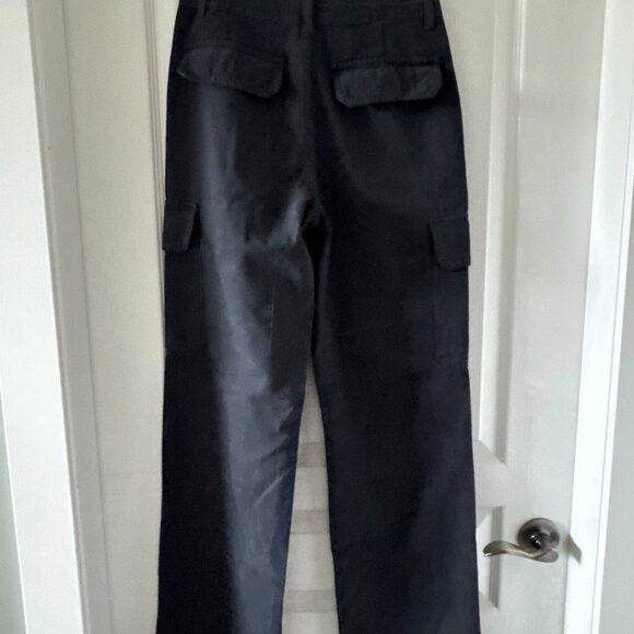 Zara High TRF rise straight leg Cargo Pants - Picture 3 of 5